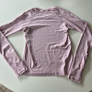 Lululemon pink long sleeve top size 4